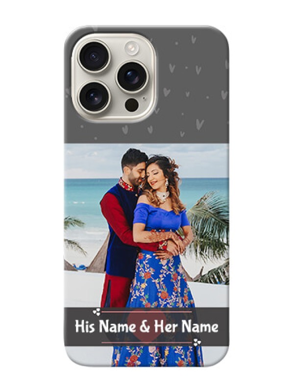 Custom iPhone 16 Pro Max Mobile Covers: Buy Love Design with Photo Online