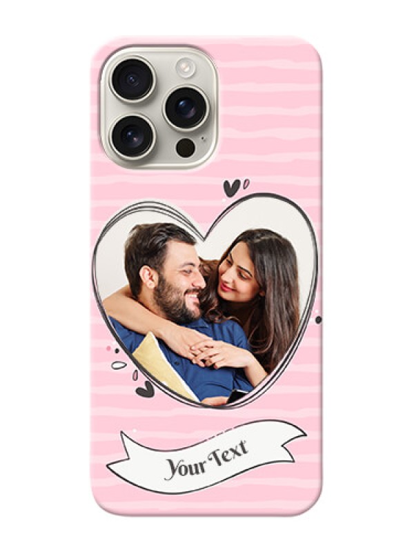 Custom iPhone 16 Pro Max custom mobile phone covers: Vintage Heart Design