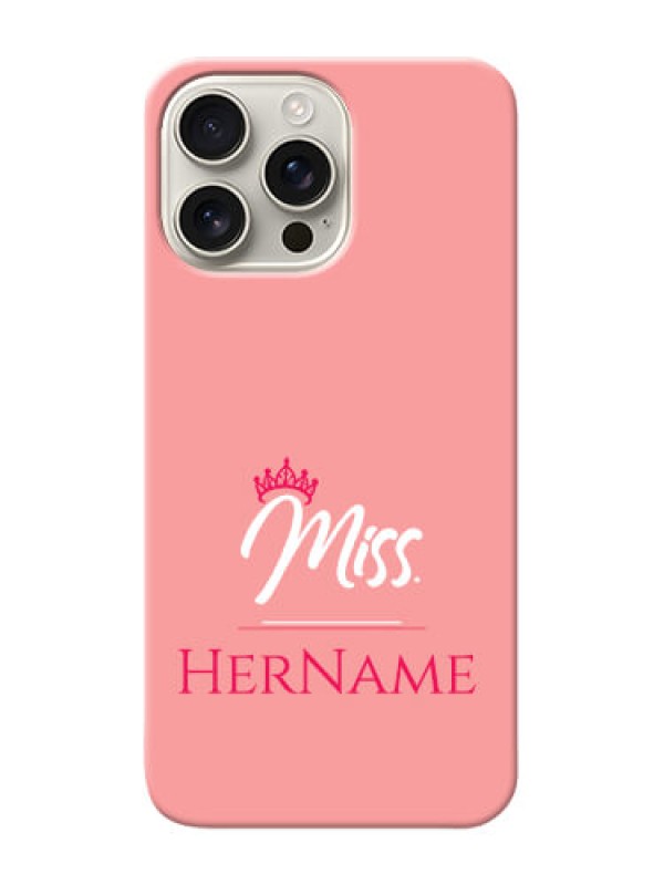 Custom iPhone 16 Pro Max Custom Phone Case Mrs with Name