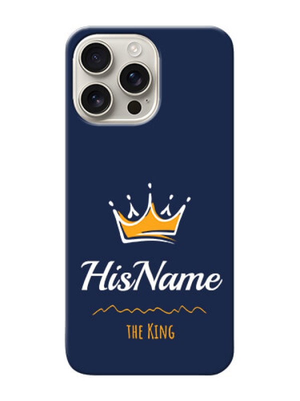 Custom iPhone 16 Pro Max King Phone Case with Name