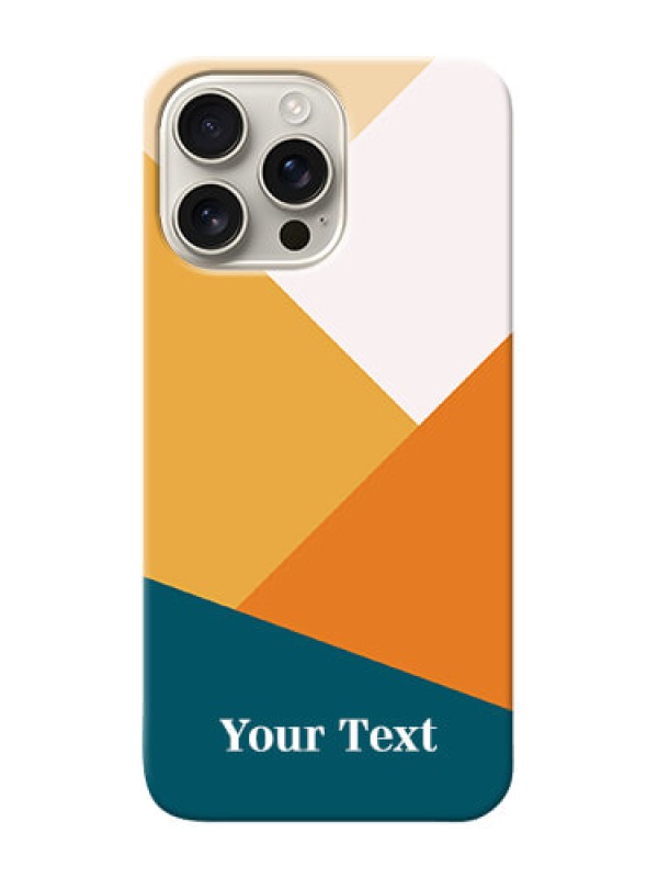 Custom iPhone 16 Pro Max Personalized Phone Case with Stacked Multicolour Design