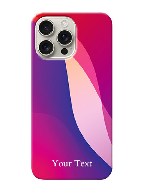 Custom iPhone 16 Pro Max Personalized Phone Case with Digital abstract Overlap Design