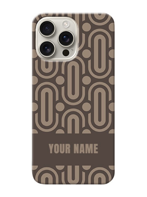 Custom iPhone 16 Pro Max Custom Phone Case with Captivating Zero Pattern Design