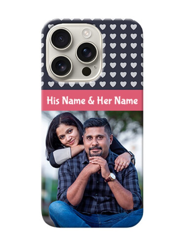 Custom iPhone 16 Pro Custom Mobile Case with Love Symbols Design