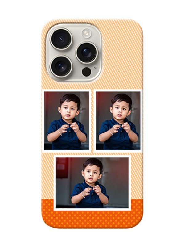 Custom iPhone 16 Pro Mobile Back Covers: Bulk Photos Upload Design
