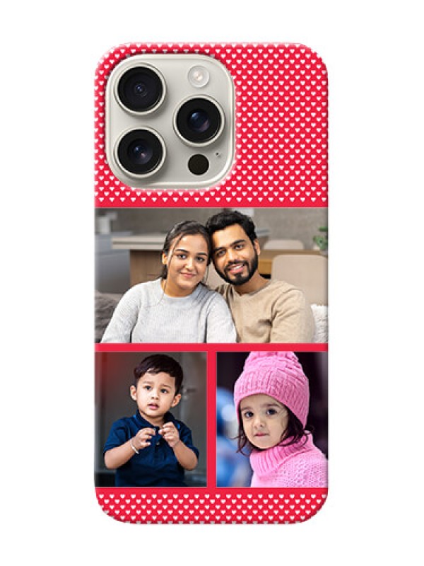 Custom iPhone 16 Pro mobile back covers online: Bulk Pic Upload Design