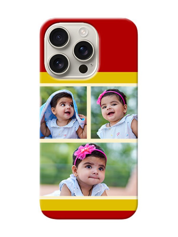 Custom iPhone 16 Pro mobile phone cases: Multiple Pic Upload Design