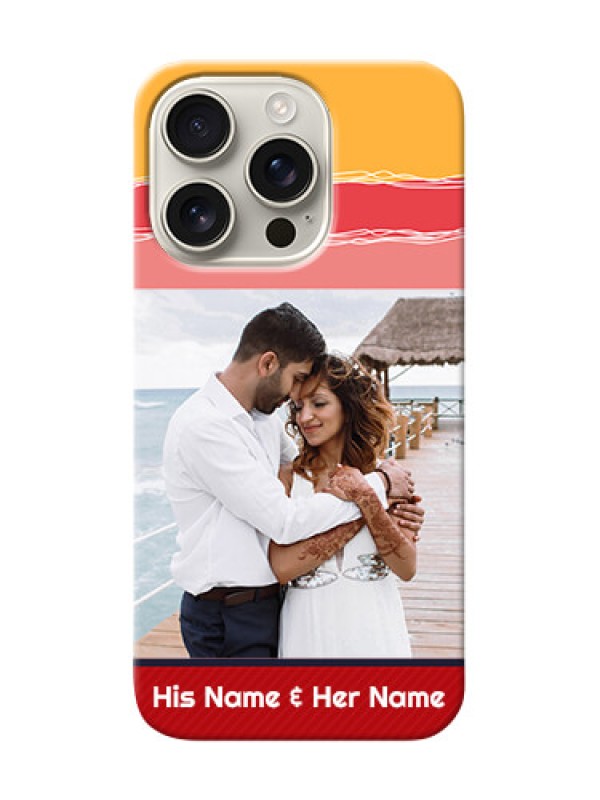 Custom iPhone 16 Pro custom mobile phone covers: Colorful Case Design