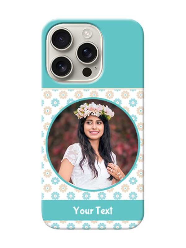 Custom iPhone 16 Pro Custom Mobile Back Covers: Beautiful Flowers Design