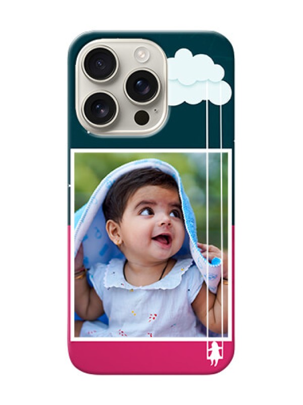 Custom iPhone 16 Pro custom phone covers: Cute Girl with Cloud Design