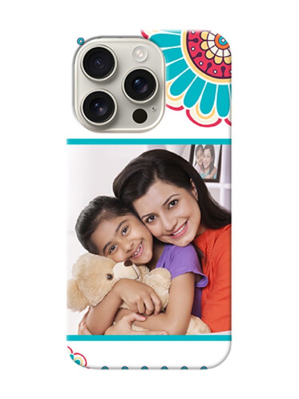 Custom iPhone 16 Pro custom mobile phone cases: Flower Design