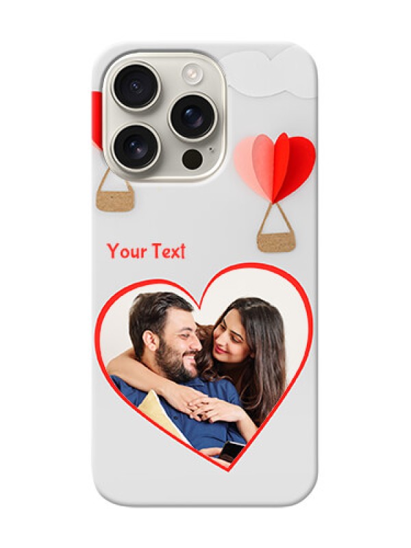Custom iPhone 16 Pro Phone Covers: Parachute Love Design