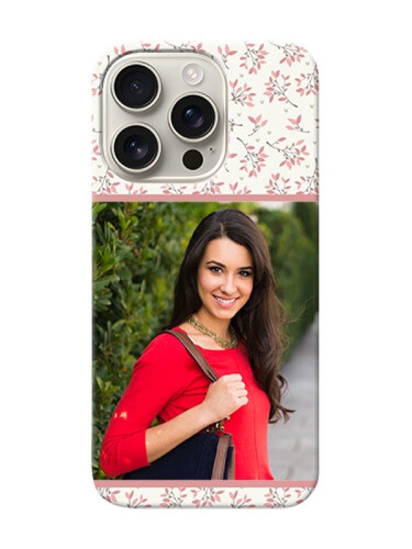 Custom iPhone 16 Pro Back Covers: Premium Floral Design