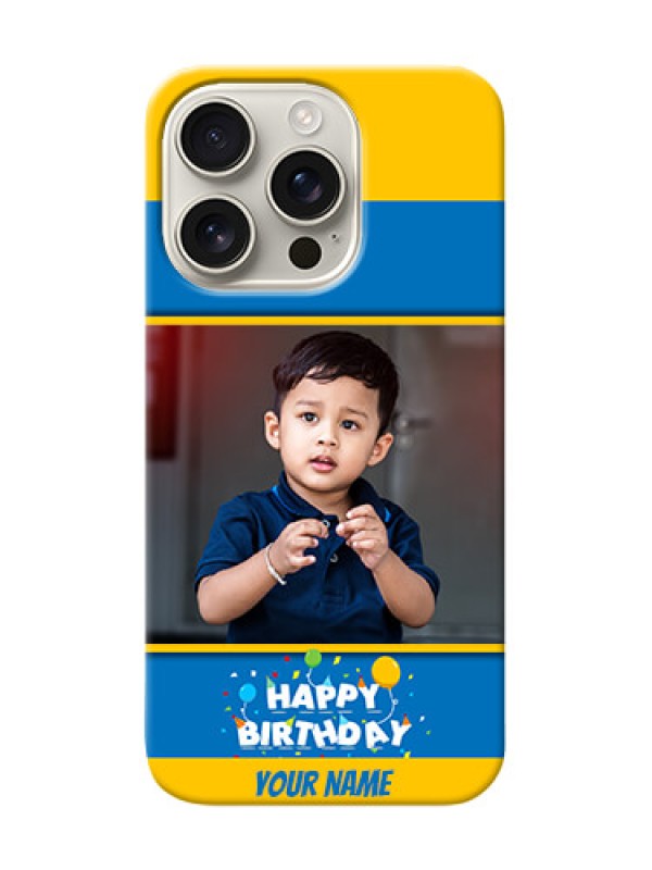 Custom iPhone 16 Pro Mobile Back Covers Online: Birthday Wishes Design