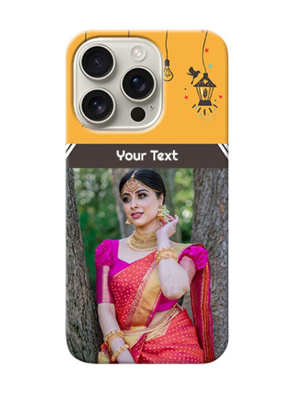 Custom iPhone 16 Pro custom back covers with Family Picture and Icons