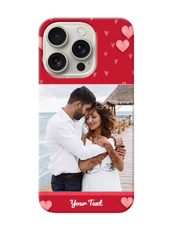 Custom iPhone 16 Pro Mobile Back Covers: Valentines Day Design