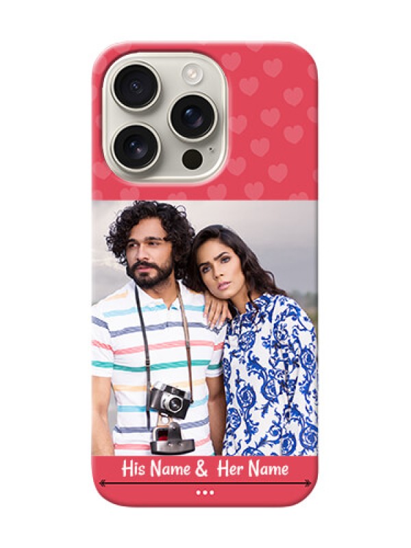 Custom iPhone 16 Pro Mobile Cases: Simple Love Design