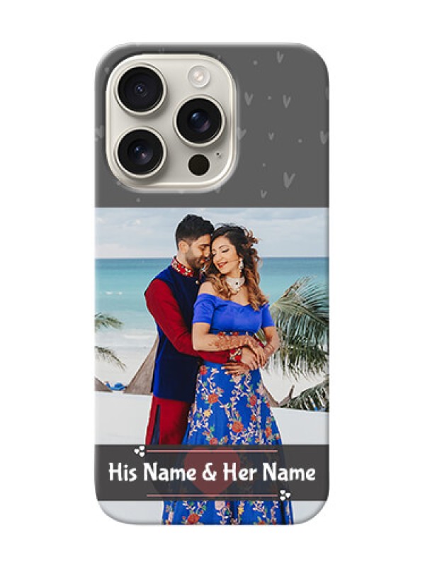 Custom iPhone 16 Pro Mobile Covers: Buy Love Design with Photo Online