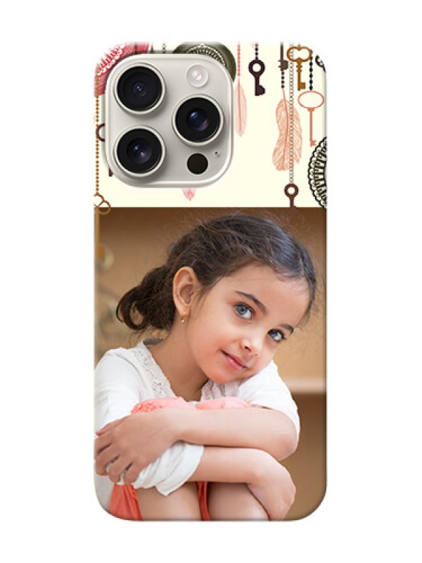 Custom iPhone 16 Pro Phone Back Covers: Boho Style Design