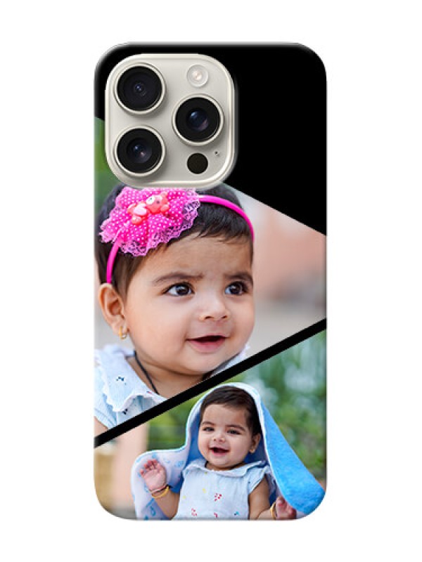 Custom iPhone 16 Pro mobile back covers online: Semi Cut Design