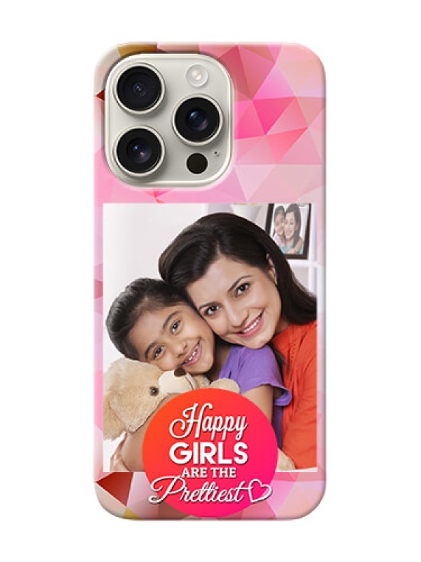 Custom iPhone 16 Pro Personalized Phone Covers: Abstract Triangle Design