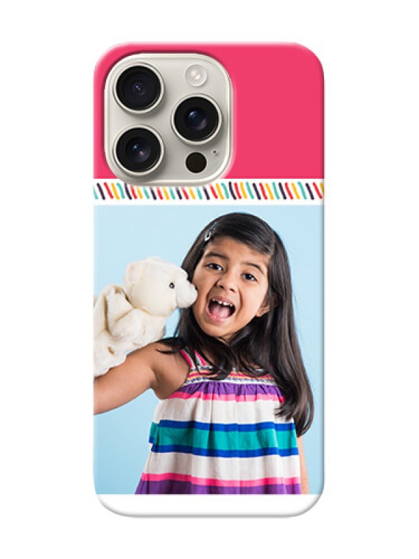 Custom iPhone 16 Pro Personalized Phone Cases: line art design