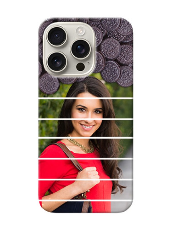 Custom iPhone 16 Pro Custom Mobile Covers with Oreo Biscuit Design