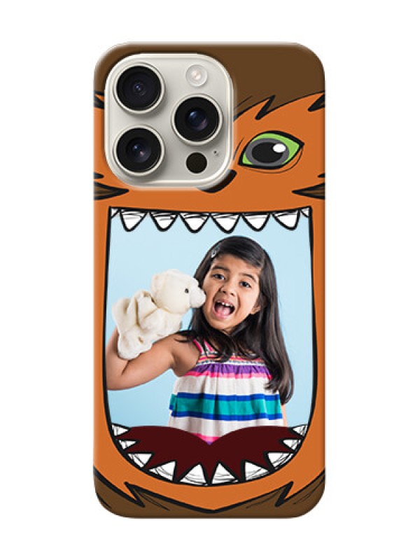 Custom iPhone 16 Pro Phone Covers: Owl Monster Back Case Design
