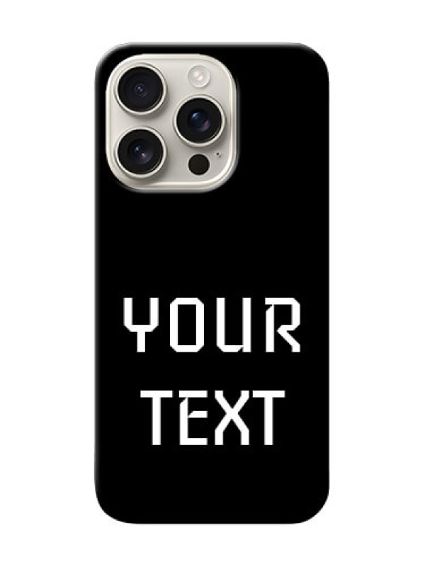 Custom iPhone 16 Pro Your Name on Phone Case