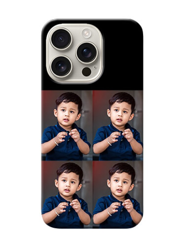 Custom iPhone 16 Pro 4 Image Holder on Mobile Cover