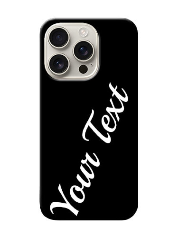 Custom iPhone 16 Pro Custom Mobile Cover with Your Name