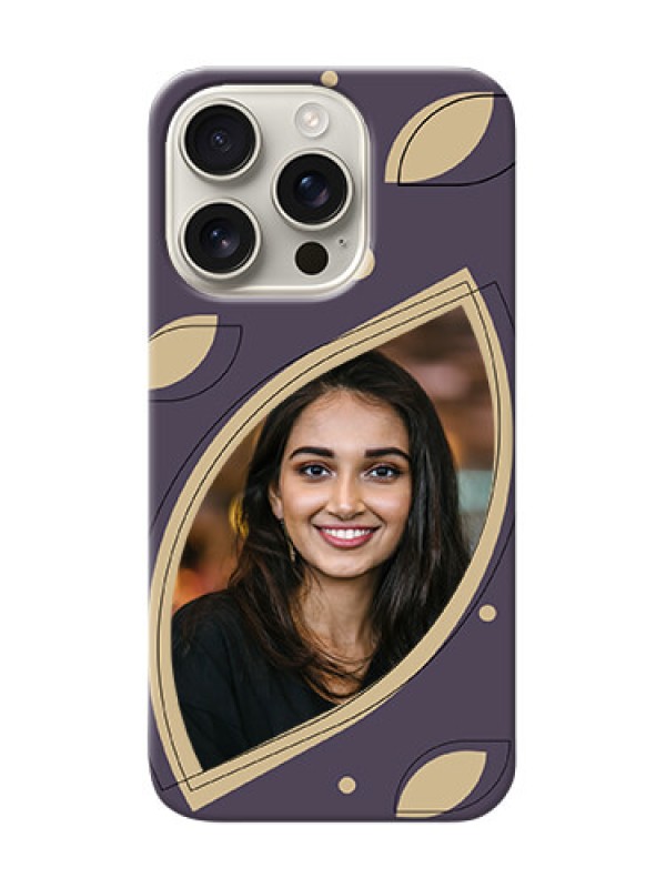 Custom iPhone 16 Pro Custom Mobile Case with Falling Leaf Design