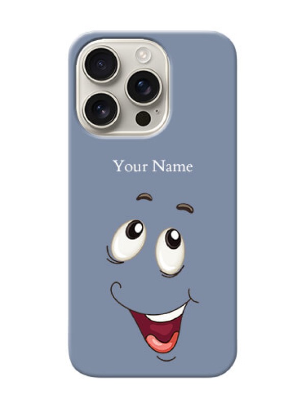 Custom iPhone 16 Pro Photo Printing on Case with Laughing Cartoon Face Design