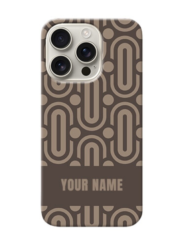 Custom iPhone 16 Pro Custom Phone Case with Captivating Zero Pattern Design