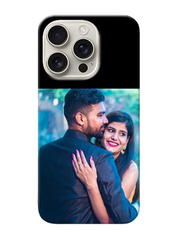 Custom iPhone 16 Pro Custom Hard Phone Case - Upload Full Picture With Custom Color Design