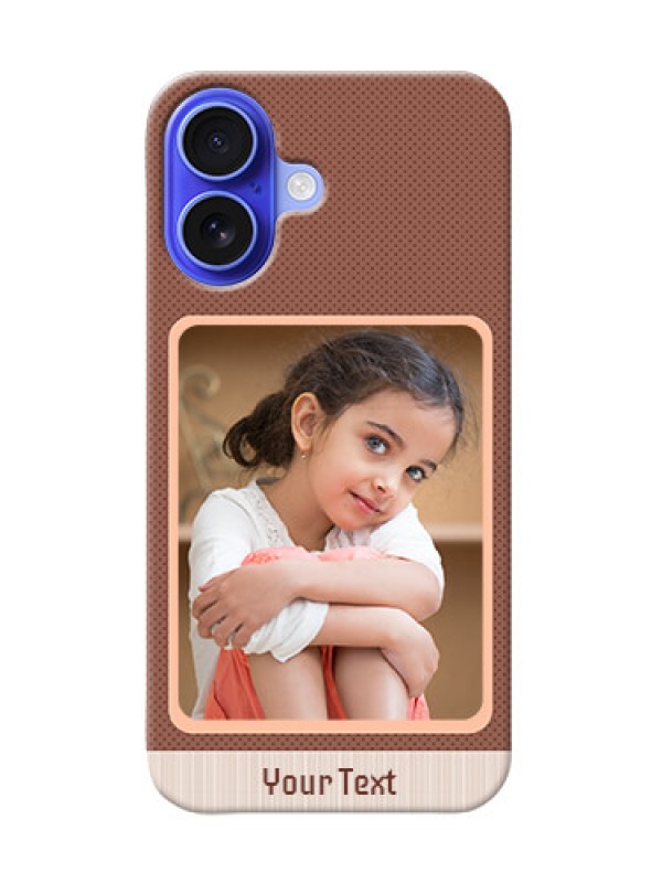 Custom iPhone 16 Phone Covers: Simple Pic Upload Design