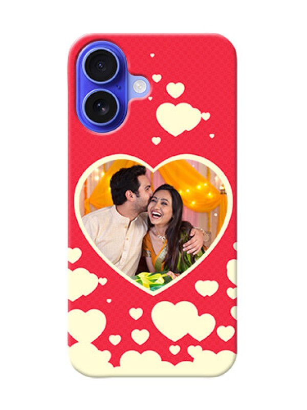 Custom iPhone 16 Phone Cases: Love Symbols Phone Cover Design