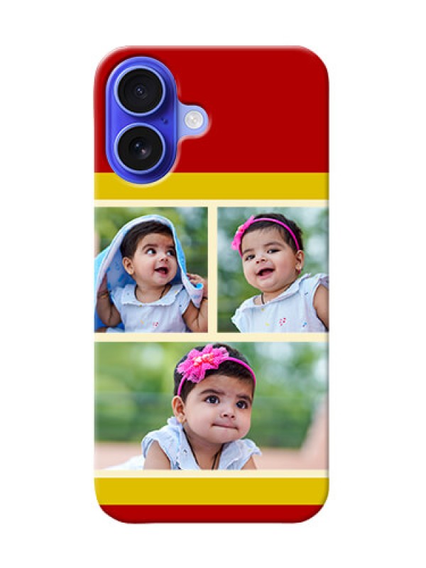 Custom iPhone 16 mobile phone cases: Multiple Pic Upload Design