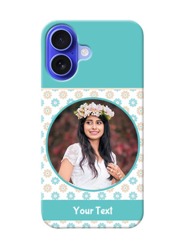 Custom iPhone 16 Custom Mobile Back Covers: Beautiful Flowers Design