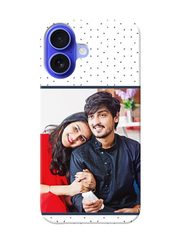 Custom iPhone 16 Personalized Phone Cases: Premium Dot Design
