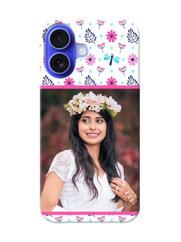 Custom iPhone 16 Mobile Covers: Colorful Flower Design