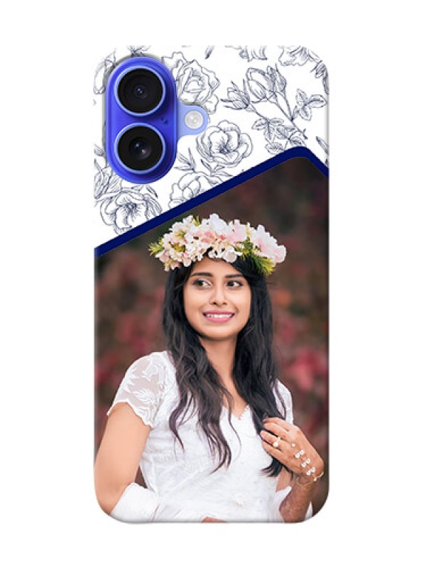 Custom iPhone 16 Phone Cases: Premium Floral Design