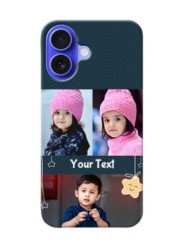 Custom iPhone 16 Mobile Back Covers Online: Hanging Stars Design