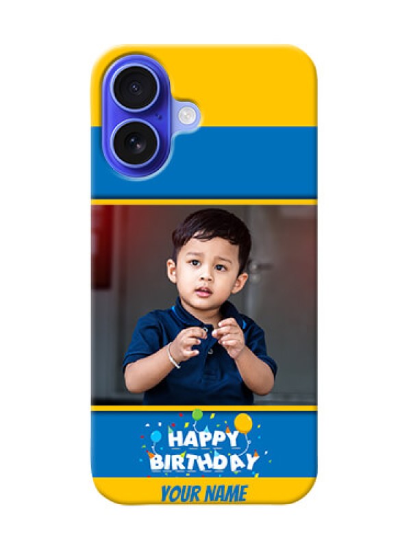 Custom iPhone 16 Mobile Back Covers Online: Birthday Wishes Design