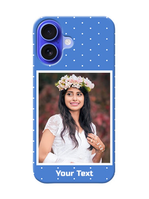 Custom iPhone 16 Personalised Phone Cases: polka dots design