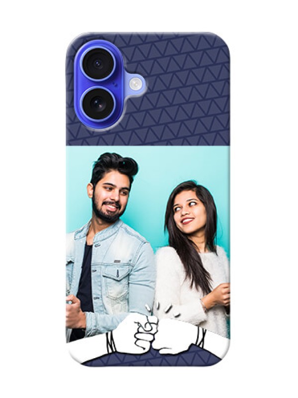 Custom iPhone 16 Mobile Covers Online with Best Friends Design