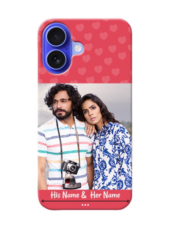 Custom iPhone 16 Mobile Cases: Simple Love Design