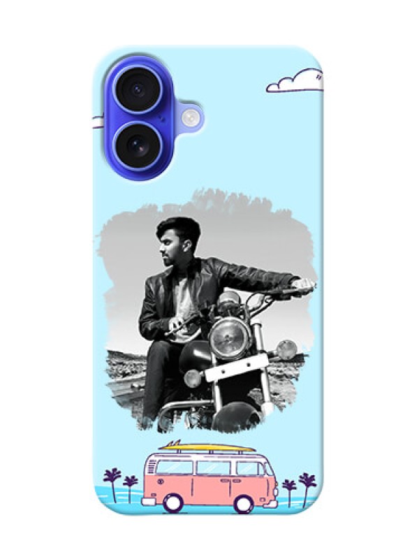 Custom iPhone 16 Mobile Covers Online: Travel And Adventure Design