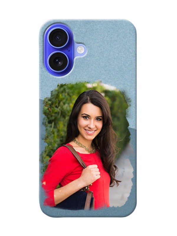 Custom iPhone 16 custom mobile phone covers: Grunge Line Art Design