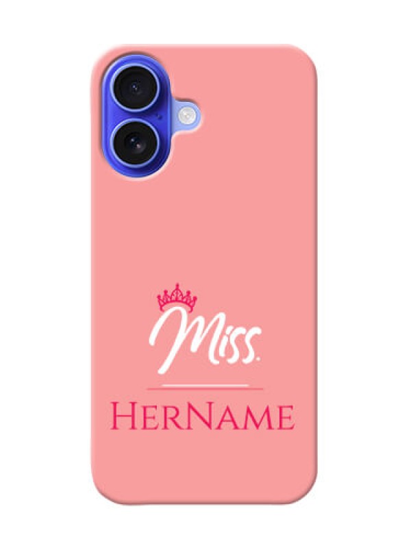 Custom iPhone 16 Custom Phone Case Mrs with Name